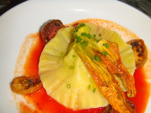 The Baccala and Potato ravioli